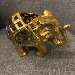 Elephant Ceramic Tea Light Candle Holder